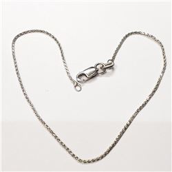 10K White Gold 7.5" Bracelet (~weight 0.97g), Suggested Retail Value $400 (Estimated Selling Price f