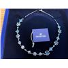 Image 1 : Swarovski Crystal silver necklace