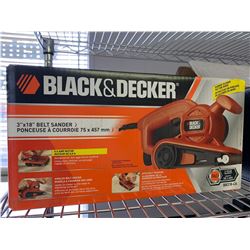 NEW Black & Decker 3inch x 18inch Belt Sander