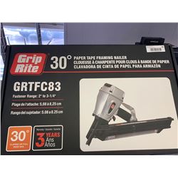 NEW Grip Rite Paper Tape Framing Nailer