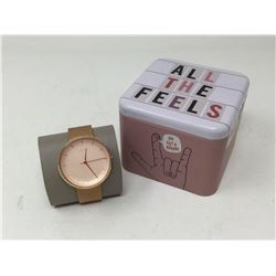 Ladies Fossil Rose Gold Watch