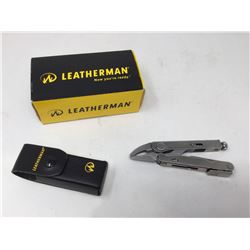 NEW LeathermanCrunch Steel Stahl Acler Acerowith Genuine Leather Sheath