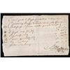 Image 1 : Colonial Document: 1721 Hotel receipt