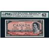 Image 1 : Bank of Canada 1954 $2 Devil's Face Asterisk BC-30bA PMG Unc 62