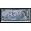 Image 3 : Bank of Canada 1954 $5 Devil's Face Asterisk BC-31bA PMG Unc 62 EPQ