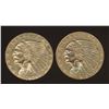 Image 1 : USA - Lot of Two $2 1/2 Quarter Eagle Gold Coins EF-AU 1915 and 1929