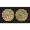 Image 2 : USA - Lot of Two $2 1/2 Quarter Eagle Gold Coins EF-AU 1915 and 1929