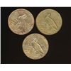 Image 2 : USA - Lot of Three $2 1/2 Quarter Eagle Gold Coins - See Description