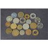 Image 1 : Lot of 20 Mixed trade tokens, various origins.