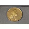Image 1 : France - Large Yellow Bronze Medal Louis XIV 1681 Reverse Rhine Reclining