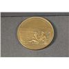 Image 2 : France - Large Yellow Bronze Medal Louis XIV 1681 Reverse Rhine Reclining