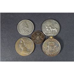 France- Lot of 5 medals