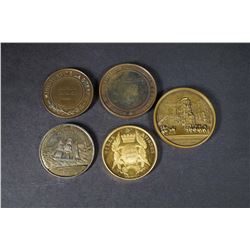 France- Lot of 5 medals