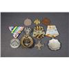 Image 2 : Russia Imperial and USSR Lot of 9 Pieces Medals, Badges See Description