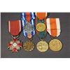 Image 1 : Poland - Lot of 6 Medals with Ribbons WWII and up…