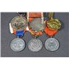 Image 2 : Poland - WWII and up 6 Pieces all with Ribbons incl. Cross of Merit PRL