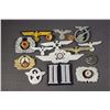 Image 1 : Germany - WWII Lot of 18 pieces Cap Insignia Military, Police