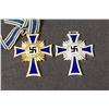 Image 1 : Germany WWII 2 Different Pieces Mother's Cross