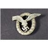 Image 1 : Gernany WWII Pilot's Badge in White Metal. Wide Pin.