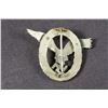 Image 2 : Gernany WWII Pilot's Badge in White Metal. Wide Pin.