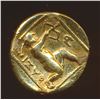 Image 1 : Ancient Greek Gold Drachm of Thasos, C. 400-335 BC. Very Rare