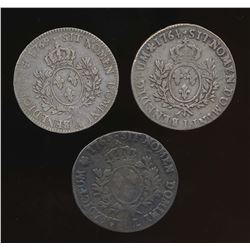 FRANCE - Three Ecus 1763 - 1769