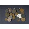 Image 1 : IRELAND - Lot of coins 1781-1959 36 mixed coins, 6 Condor tokens.