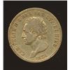 Image 1 : ITALY - Kingdom of Sardinia 1824(L) 20 Lire Gold Coin Key Date F-VF