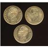 Image 1 : ITALY - Lot of 3, 20 Lire Gold Coins 1882R Choice Uncirculated