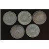 Image 1 : MEXICO - Lot of Five 8 Reales 1830-32-42(2)-44