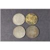 Image 2 : MEXICO - Lot of Four 2 Reales 1785-1821-30-45