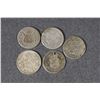 Image 2 : MEXICO - Lot of Five 1/2 Reales 1753-1821