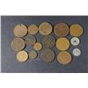 Image 1 : NORWAY - 20 mixed in brass and c/n To note : 1875 5 ore in Fine