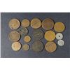 Image 2 : NORWAY - 20 mixed in brass and c/n To note : 1875 5 ore in Fine