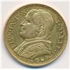 Image 2 : PAPAL STATES - 1870 YEAR 25, 20 Lire .900 au 6.7 grams VF RRR