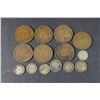 Image 2 : STRAITS SETTLEMENTS - Lot of 14 coins 1845-1910, Inc. Silver