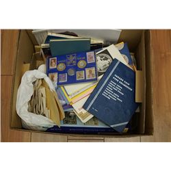 Two Large Cardboard Boxes Filled with Various Collectibles - See Description