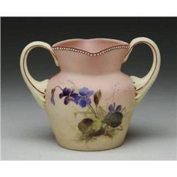 MT. WASHINGTON BURMESE DECORATED VASE