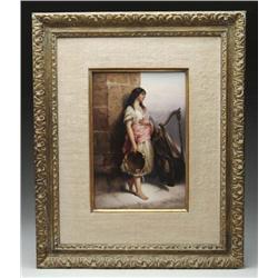 KPM PORCELAIN PLAQUE