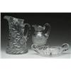 Image 1 : THREE CUT GLASS ITEMS