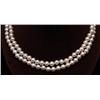 Image 1 : DOUBLE ROW PEARL NECKLACE