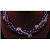 Image 1 : AMETHYST BEAD NECKLACE
