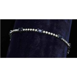 DIAMOND AND SAPPHIRE BRACELET
