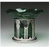 Image 1 : PAIRPOINT VASE WITH METAL HOLDER