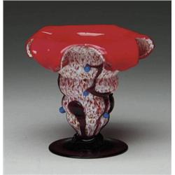 CZECHOSLOVAKIAN ART GLASS VASE