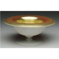 STEUBEN GOLD AURENE ON CALCITE BOWL