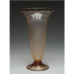 STEUBEN ROSA VASE