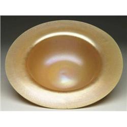 STEUBEN AURENE ON CALCITE BOWL