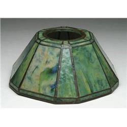TIFFANY LEADED GLASS SHADE