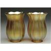 Image 1 : PAIR OF AMERICAN ART GLASS SHADES
